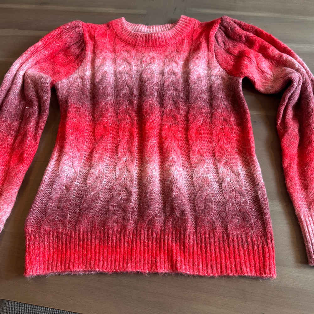 Jamison Gradient Red Women's Sweater